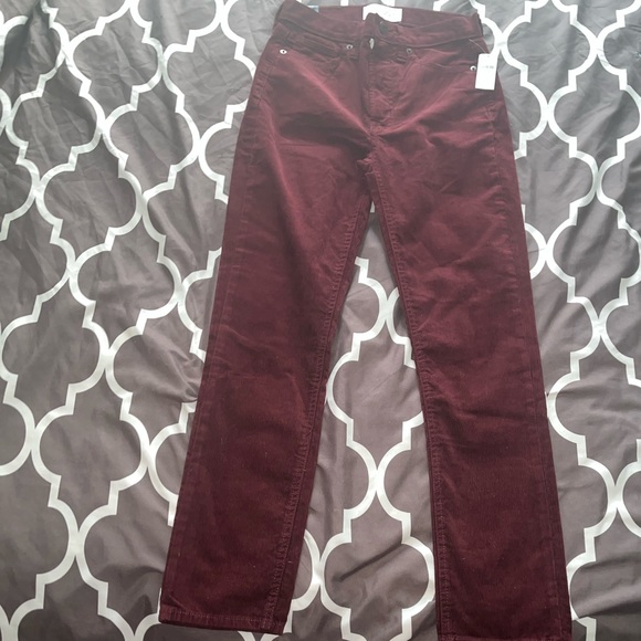 Gap High Rise Corduroy Vintage Slim Jeans with Washwell - Picture 4 of 6